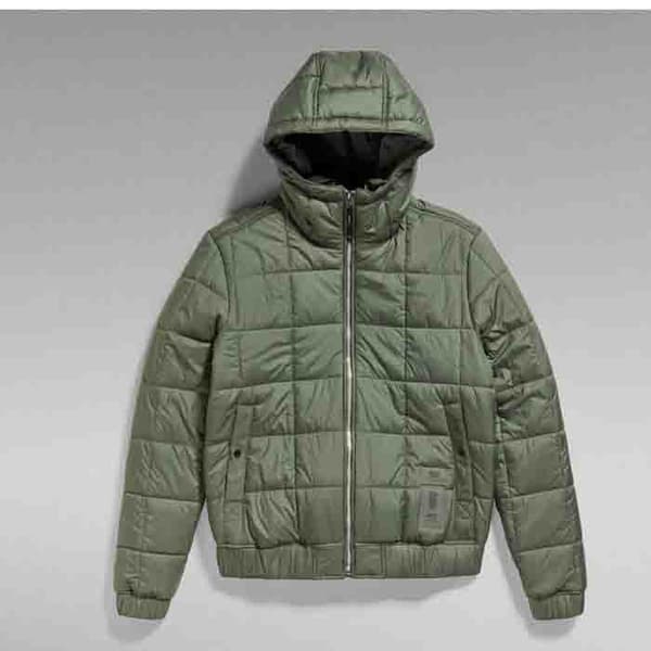 G-star Jacka Meefic Sqr Quilted Grönt S Man