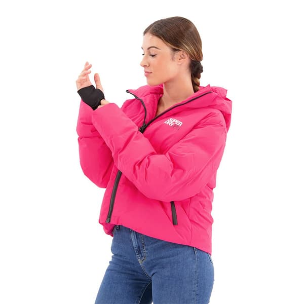 Superdry Pufferjacka Boxy Rosa XS Kvinna