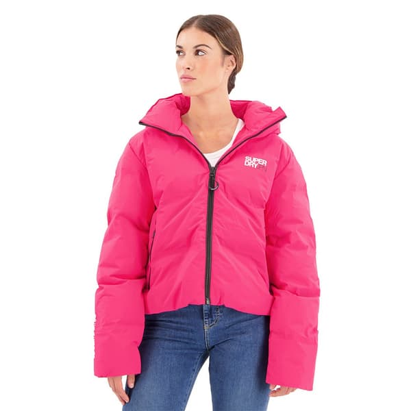 Superdry Pufferjacka Boxy Rosa XS Kvinna