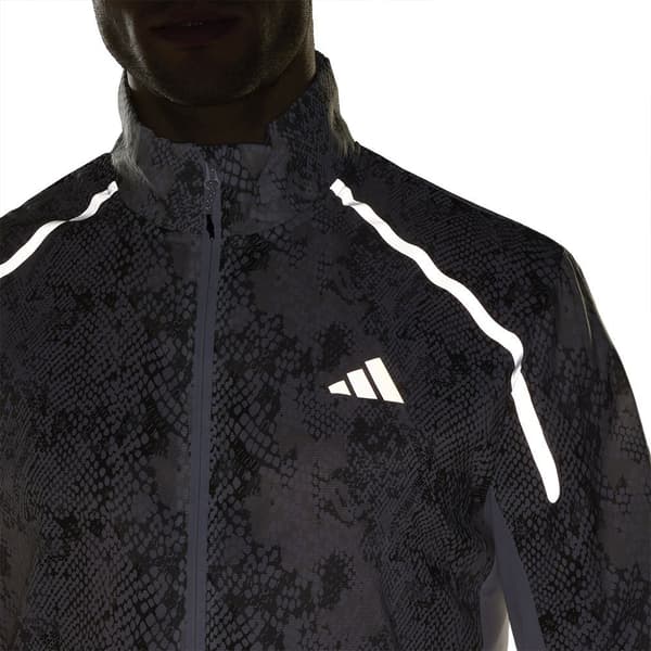 Adidas Jakke Marathon Hvid,Grå XL Mand