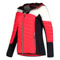 Miniatyrbillede 2 af 3: Cmp Jakke Hybrid Fix Hood 32z4526 Rød L Kvinde