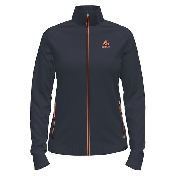 Odlo Täysin Vetoketjullinen Fleece Berra Sininen M Nainen