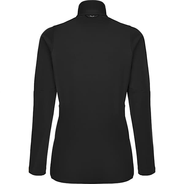 Salewa Halv Lynlås Fleece Puez Pullover Sort XL Kvinde