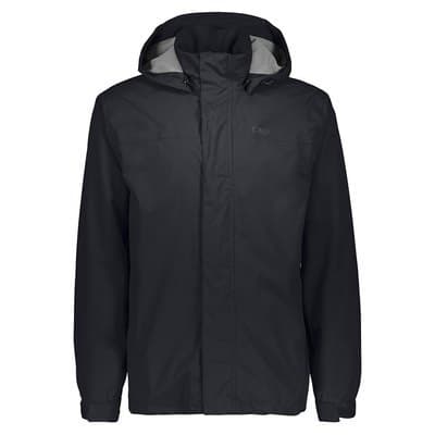 Cmp Jacka Rain Snaps Hood 39x7367 Svart S Man