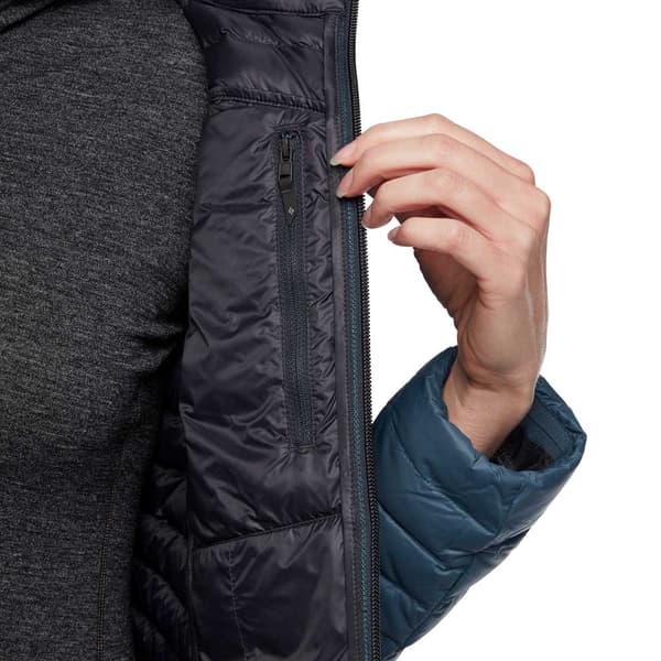 Black Diamond Parkas Acces Full Lenght Down Blå S Kvinna