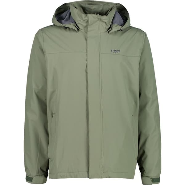 Cmp Jacka Rain Snaps Hood 39x7367 Grönt S Man