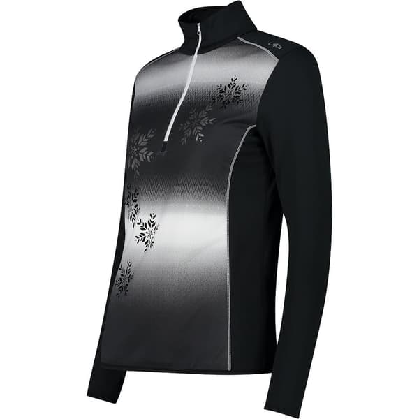 Cmp Halv Blixtlåsfleece Sweat 38l1196 Svart XS Kvinna