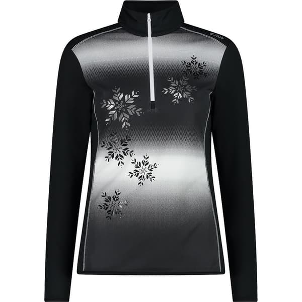 Cmp Halv Blixtlåsfleece Sweat 38l1196 Svart XS Kvinna