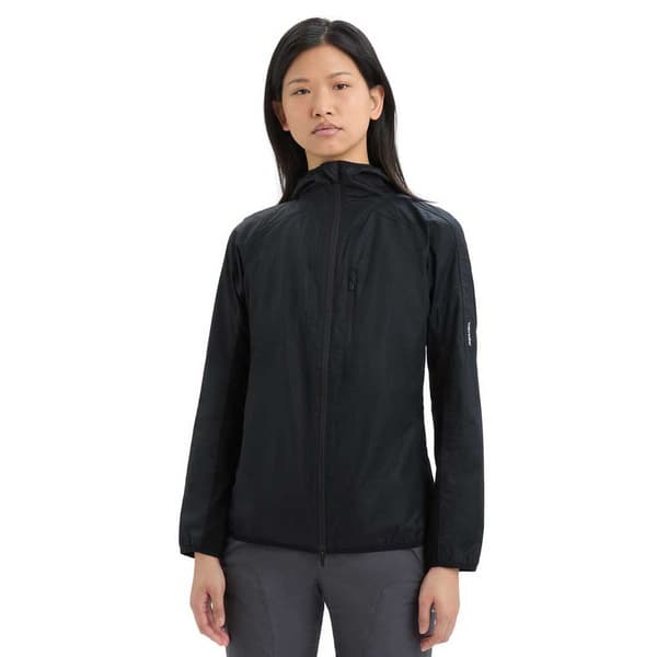Icebreaker Takki Shell+™ Cotton Windbreaker Musta L Nainen