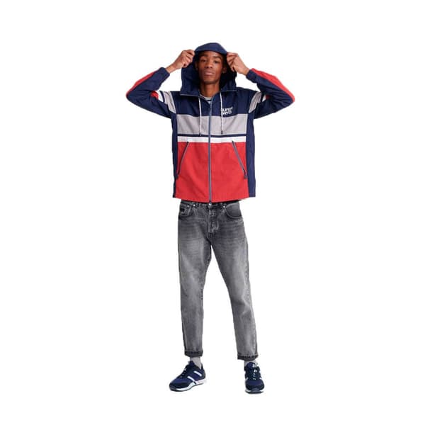 Superdry Jacka Summer House Through Blå L Man