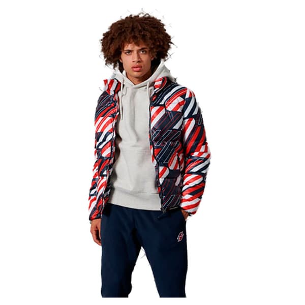 Superdry Takki Sportstyle Puffer Monivärinen L Mies
