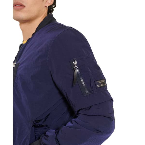 Superdry Bomberjacka Military Blå S Man