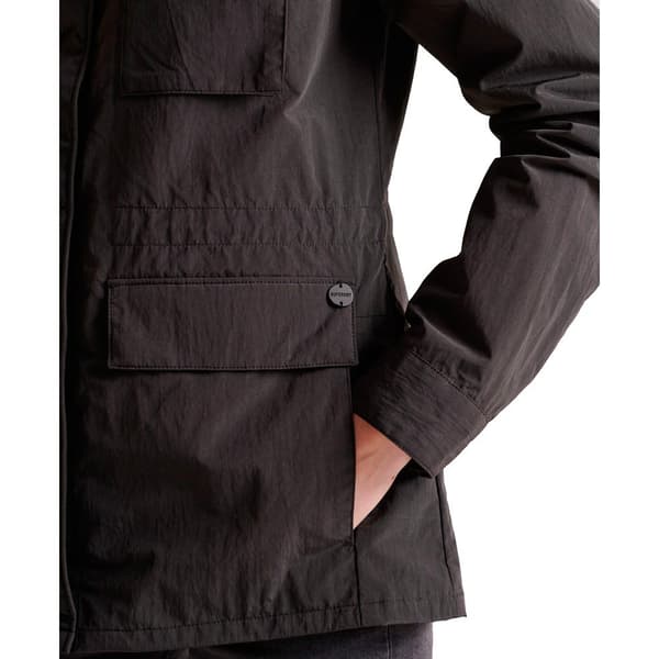 Superdry Jacka Ripstop 4 Pocket Svart S Kvinna