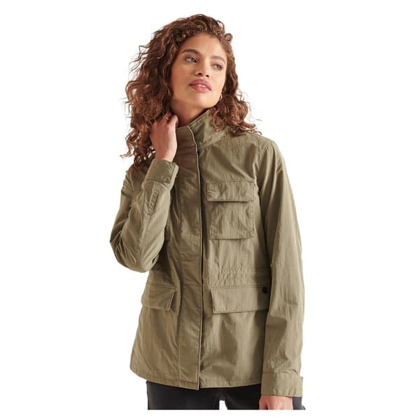 Superdry Jacka Ripstop 4 Pocket Grönt M Kvinna