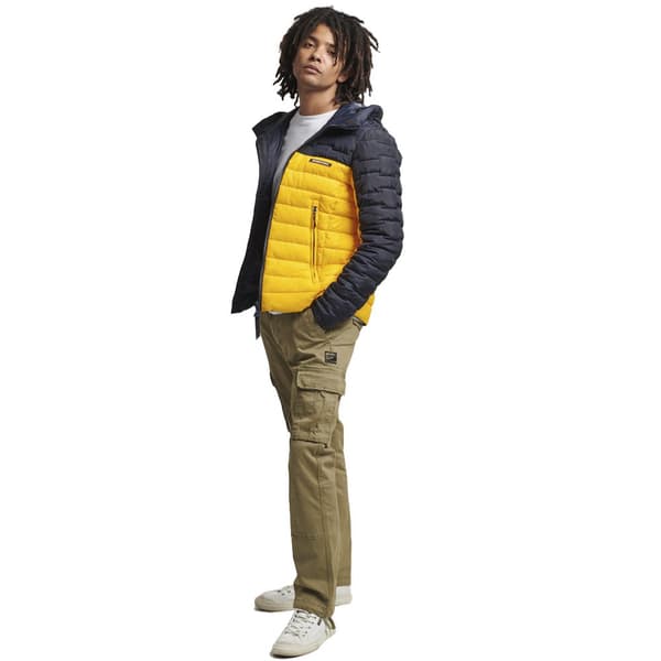 Superdry Jacka Code Xpd Radar Quilt Mix Gul XL Man