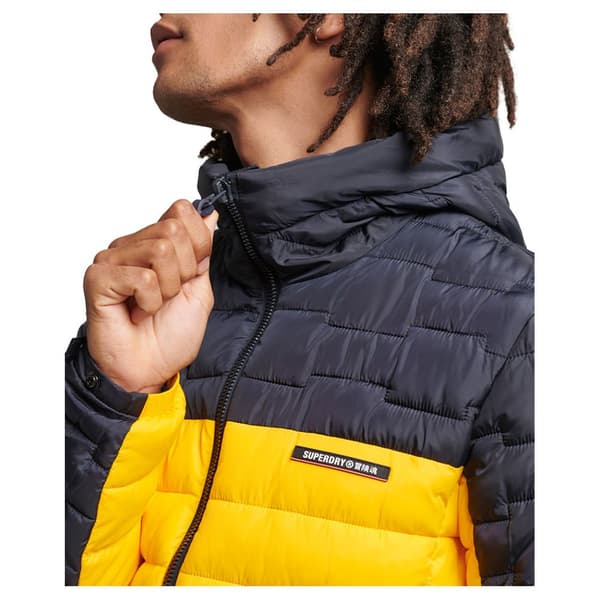 Superdry Jacka Code Xpd Radar Quilt Mix Gul XL Man