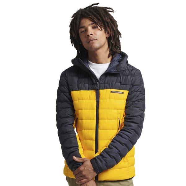 Superdry Jacka Code Xpd Radar Quilt Mix Gul XL Man