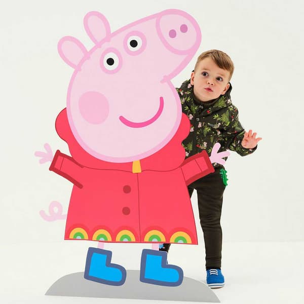 Regatta Jakke Peppa Muddy Puddle Grøn 12-18 Months Dreng