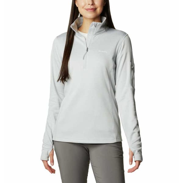 Columbia Halv Lynlås Fleece W Park View™ Grid Grå XL Kvinde