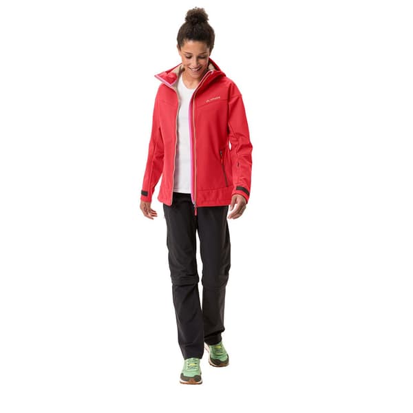 Vaude Jacka All Year Elope Softshell Röd 38 Kvinna
