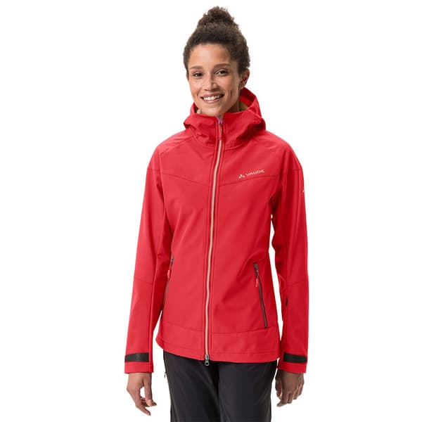 Vaude Jacka All Year Elope Softshell Röd 38 Kvinna