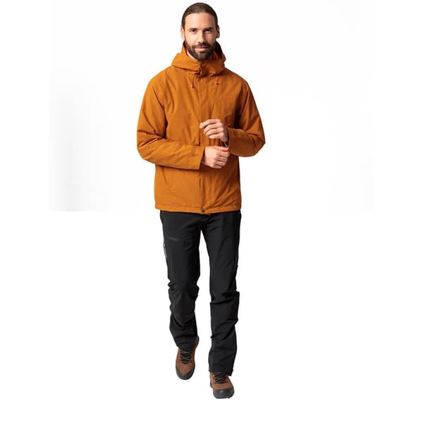 Vaude Regnjakke Med Fuld Lynlås Rosemoor Padded Brun M Mand