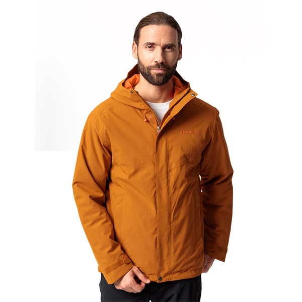 Vaude Regnjakke Med Fuld Lynlås Rosemoor Padded Brun M Mand