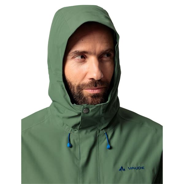 Vaude Regnjakke Med Fuld Lynlås Rosemoor Padded Grøn M Mand