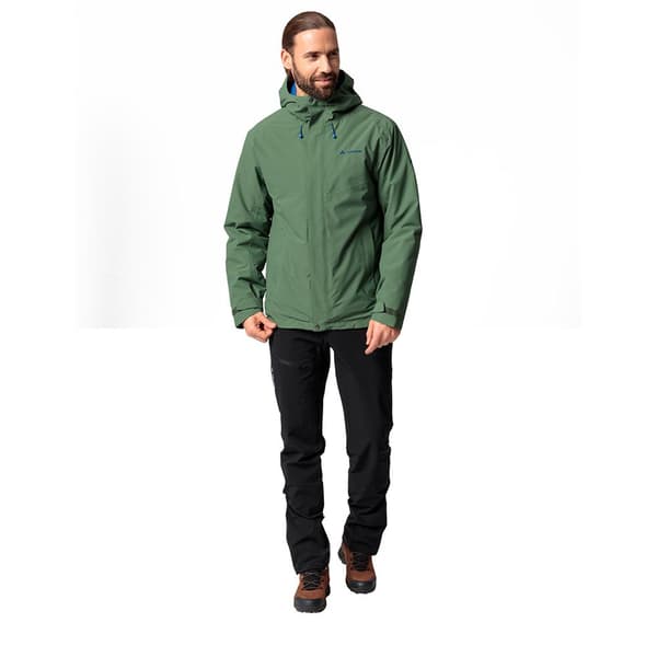 Vaude Regnjakke Med Fuld Lynlås Rosemoor Padded Grøn M Mand