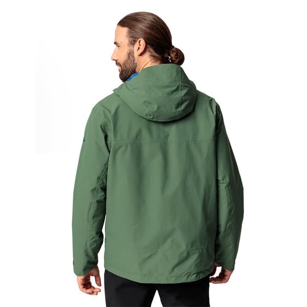 Vaude Regnjakke Med Fuld Lynlås Rosemoor Padded Grøn M Mand