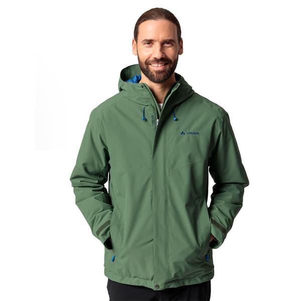 Vaude Regnjakke Med Fuld Lynlås Rosemoor Padded Grøn M Mand