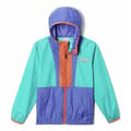 Miniatyrbillede 1 af 3: Columbia Jakke Back Bowl™ Windbreaker Grøn,Lilla 12-13 Years Dreng
