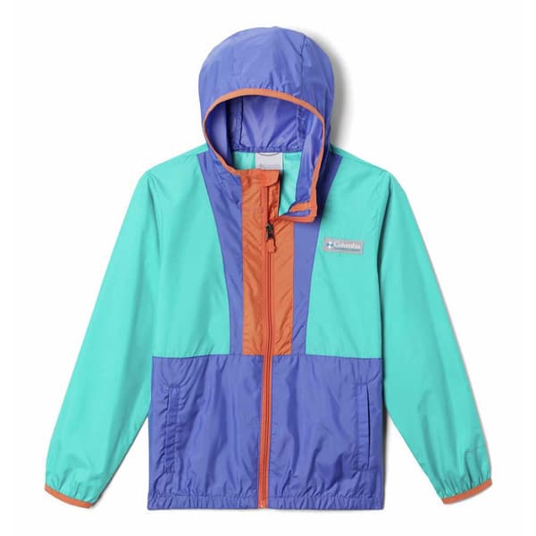Columbia Jacka Back Bowl™ Windbreaker Grönt,Lila 12-13 Years Pojke