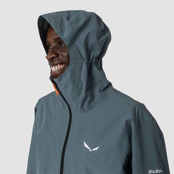 Salewa Jacka Puez Aqua 4 Powertex 2.5l Blå S Man