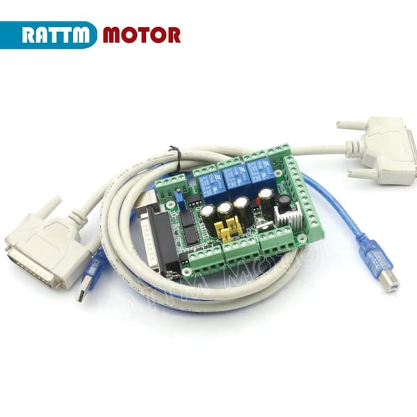 CNC-controller, LPT-port breakout board, CNC-gravering