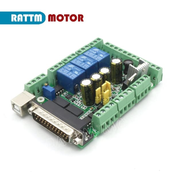 CNC-controller, LPT-port breakout board, CNC-gravering