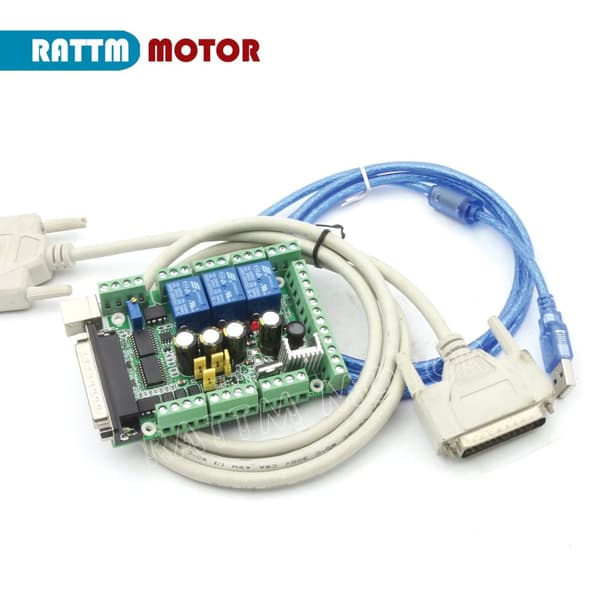 CNC-controller, LPT-port breakout board, CNC-gravering