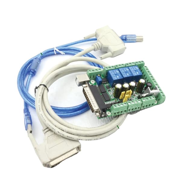 CNC-controller, LPT-port breakout board, CNC-gravering