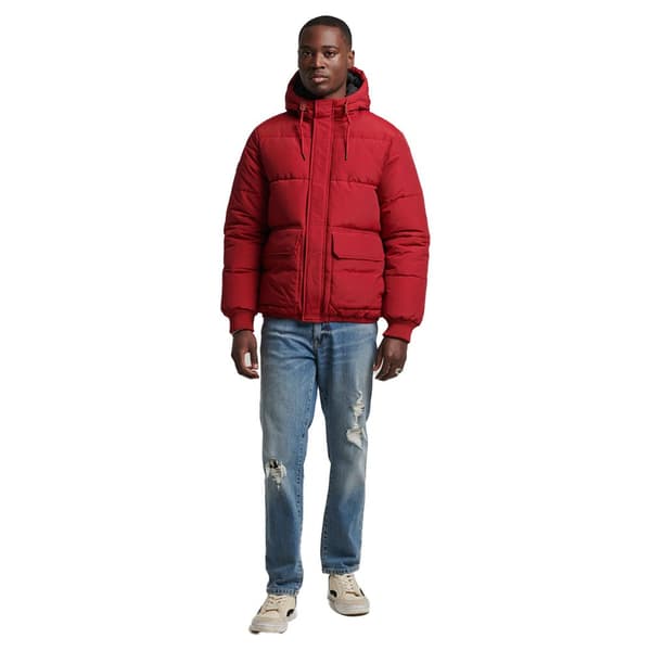 Superdry Jacka Vintage Mountain Puffer Röd L Man