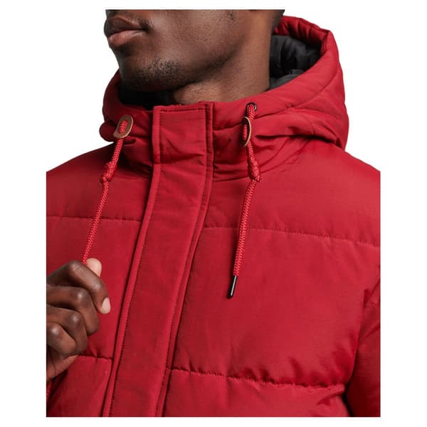 Superdry Jacka Vintage Mountain Puffer Röd L Man