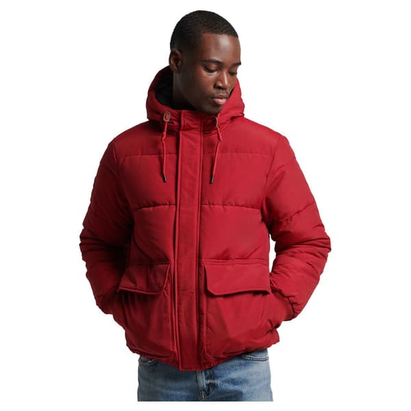 Superdry Jacka Vintage Mountain Puffer Röd L Man