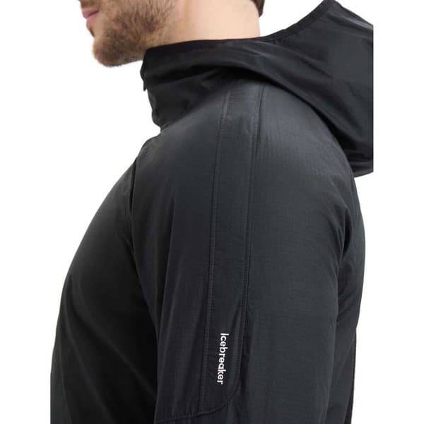 Icebreaker Takki Shell+™ Cotton Windbreaker Musta L Mies
