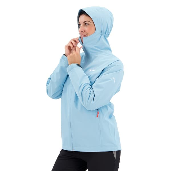 Salewa Jacka Puez Aqua 4 Powertex 2.5l Blå S Kvinna