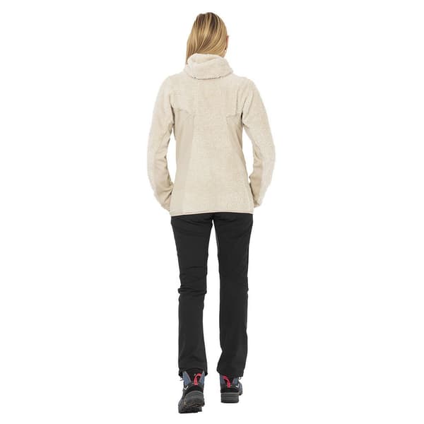 Salewa Fleece Med Hætte Tognazza Polarlite Beige L Kvinde
