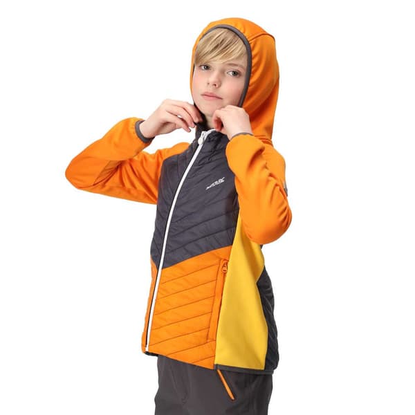 Regatta Junior Hoodie Regnjacka Kielder Vii Orange 11-12 Years Pojke