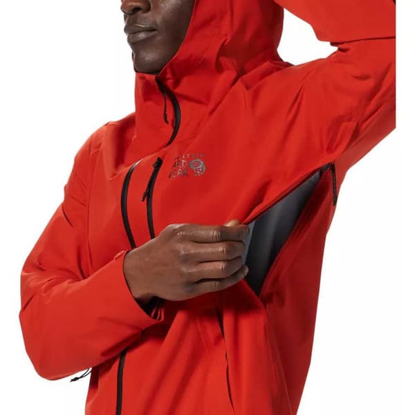 Mountain Hardwear Jakke New Stretch Ozonic Rød S Mand