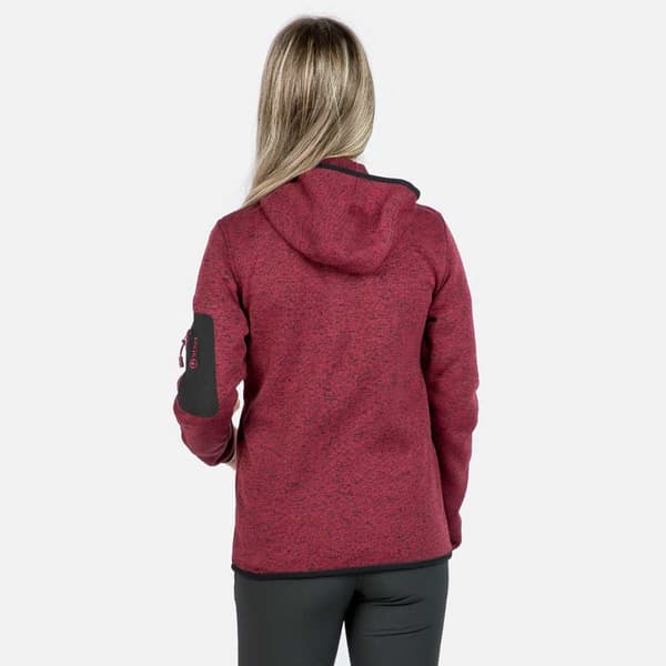 Izas Fleece Med Huva Helsinki W Röd XS Kvinna
