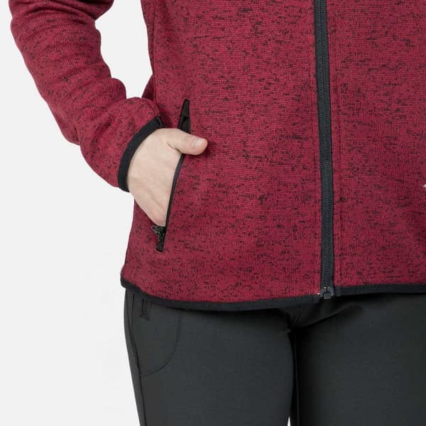 Izas Fleece Med Huva Helsinki W Röd XS Kvinna
