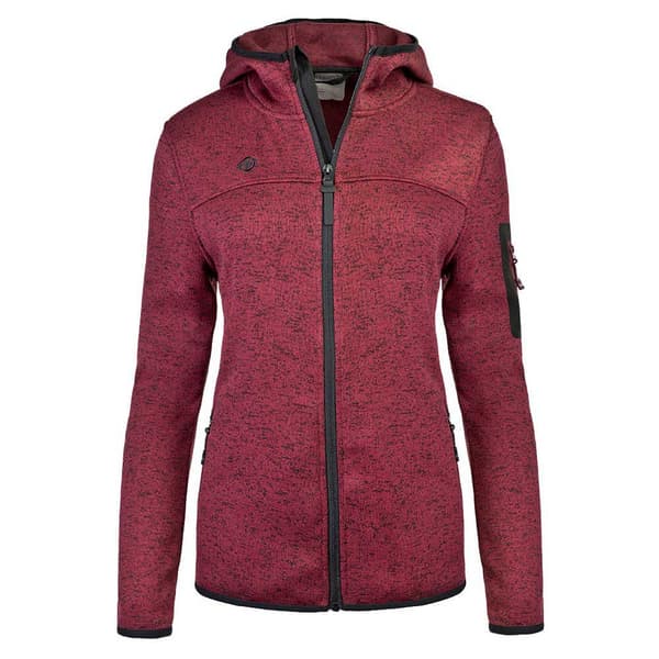 Izas Fleece Med Huva Helsinki W Röd XS Kvinna