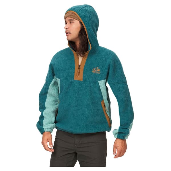 Marmot Hættetrøje Fleece Super Aros Grøn L Mand